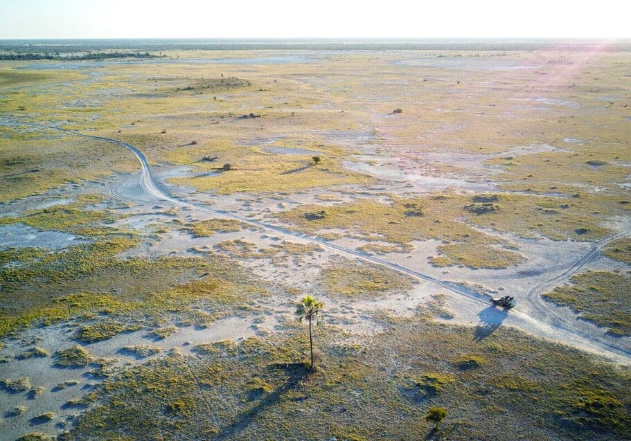 Botswana desert Pans Makgadikgadi Kalahari