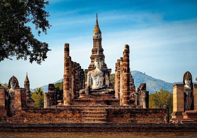 Thailande parc historique Sukhothai capitale siam