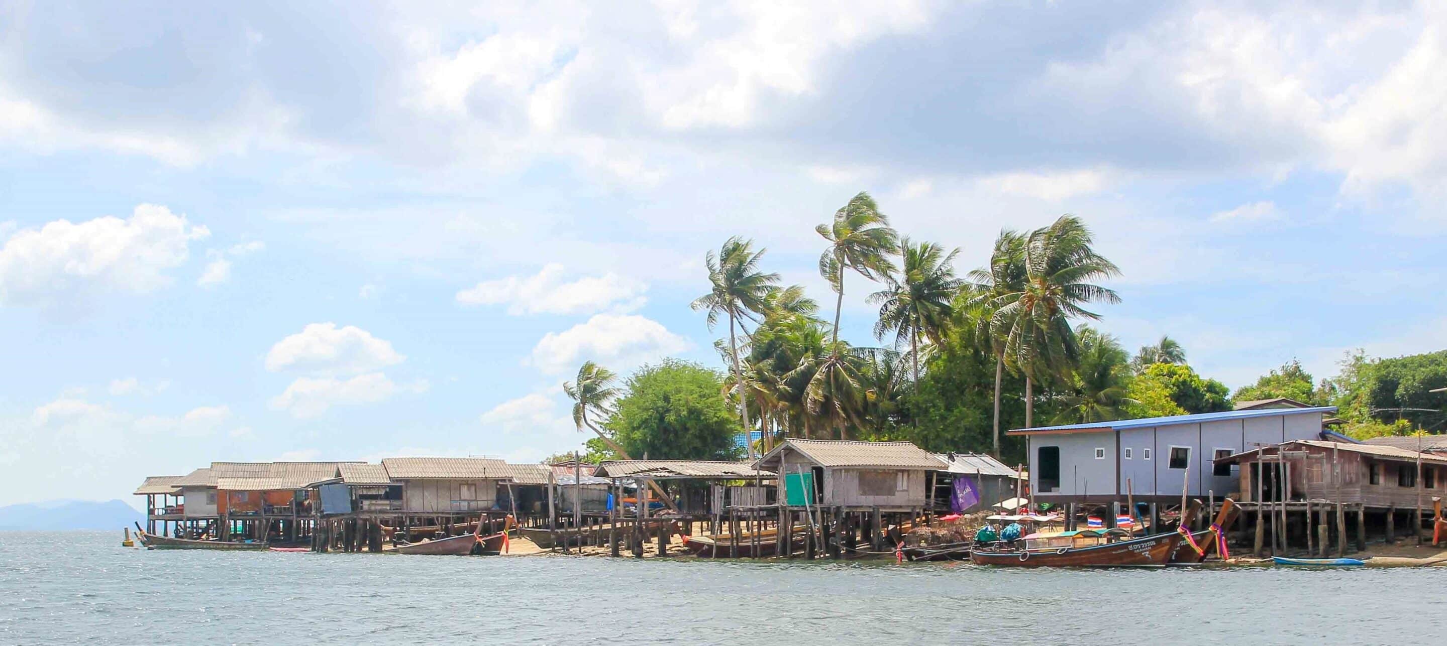 Principal village de pêcheurs de l'île de Koh Jum