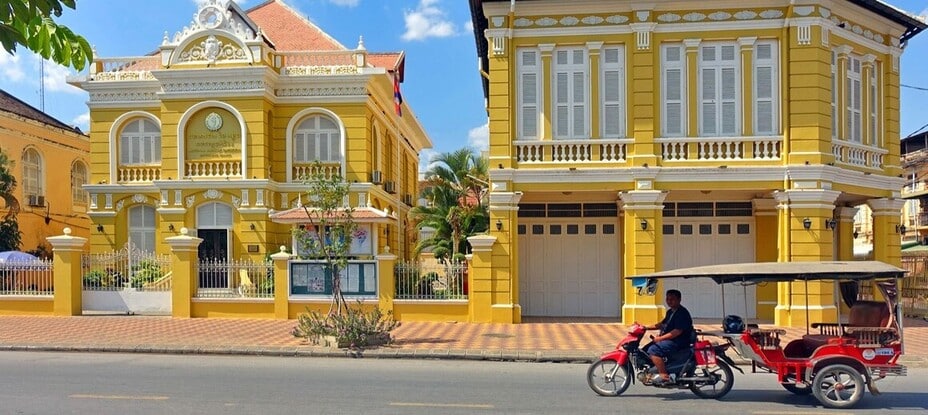 Heritage de l'architecture coloniale de la ville de Battambang
