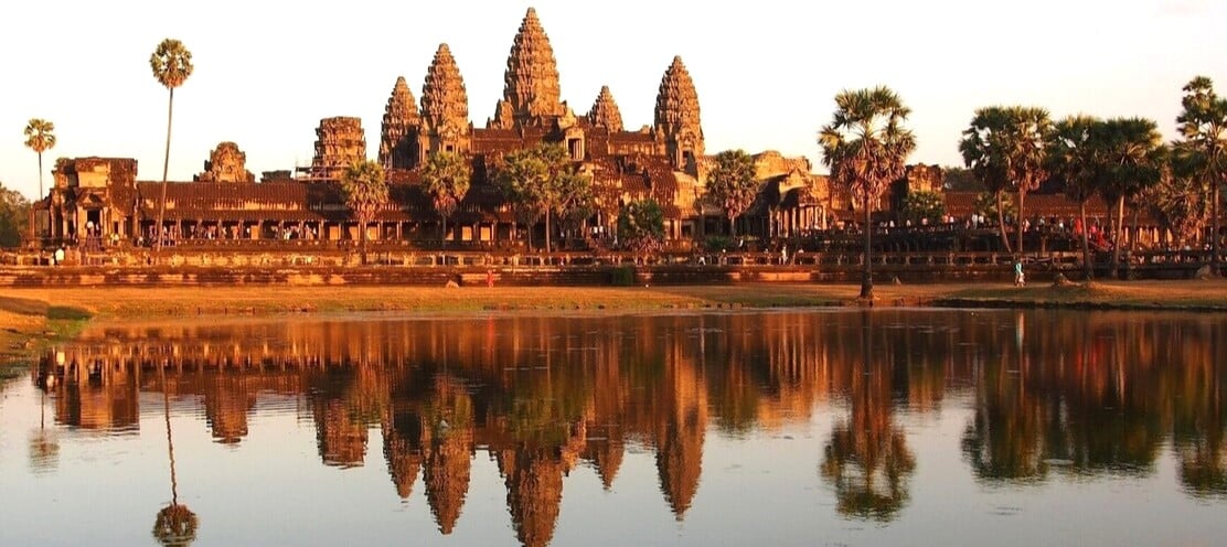 Le temple emblématique d'Angkor Wat au Cambodge