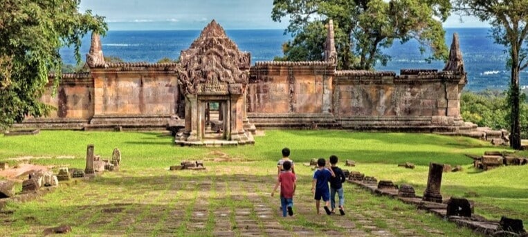 Visite du temple de Preah Vihear au nord-ouest du Cambodge