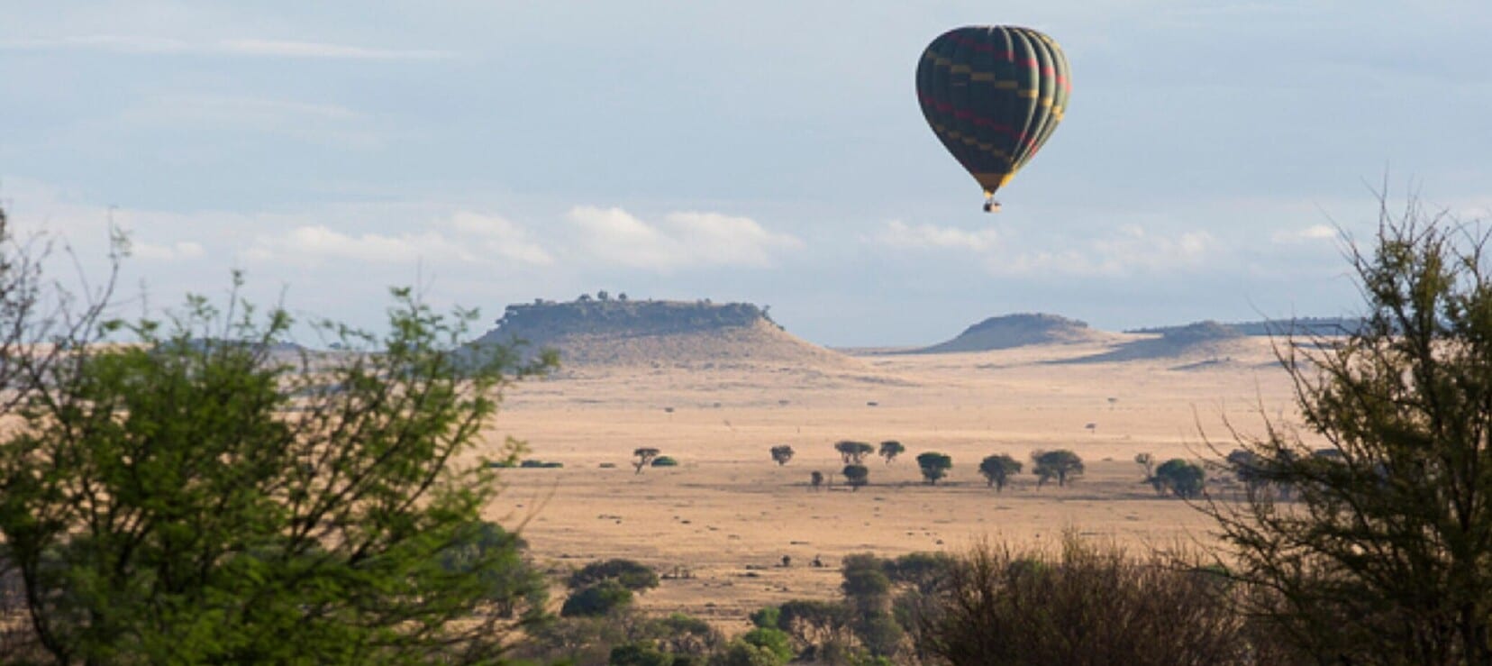 Safari en montgolfière dans le nord du Serengeti en Tanzanie