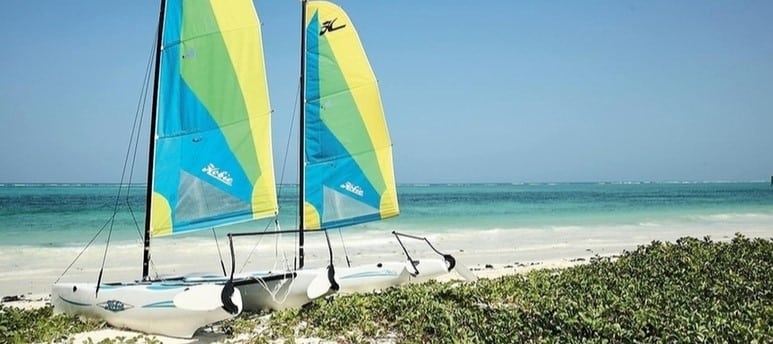 Club nautique pour pratiquer les sports de voile dans les resorts du groupe Zanzibar Collection
