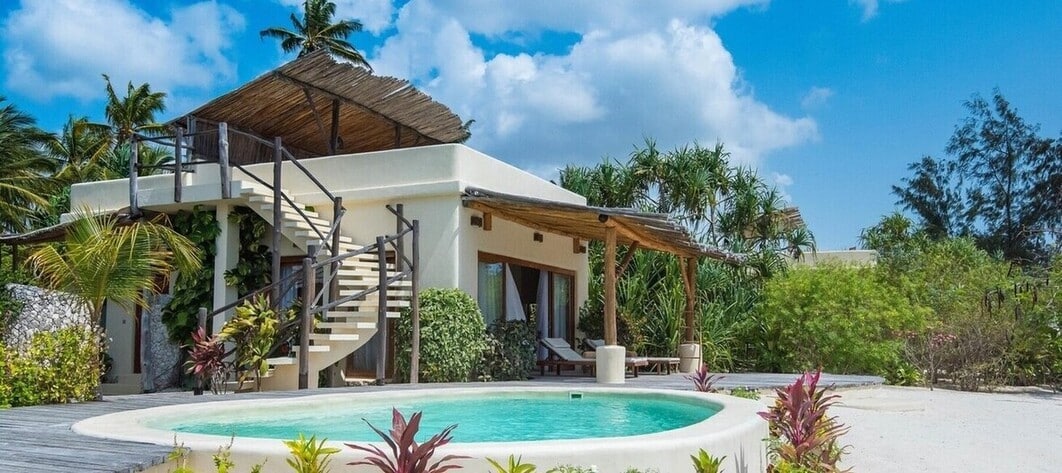 Villa de luxe avec piscine privée à l'hôtel White Sand Villa Zanzibar